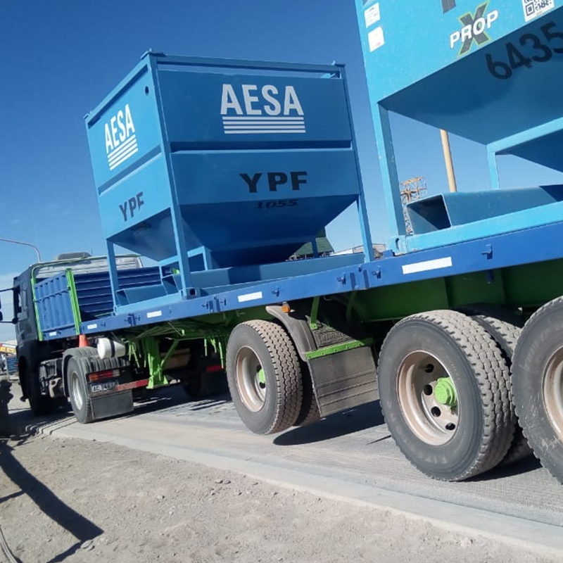 YPF pesa su arena con balanzas Mettler Toledo 