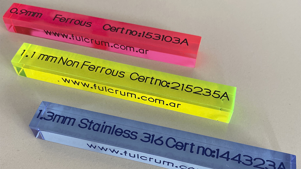 Sensibilidad de detectores de metales